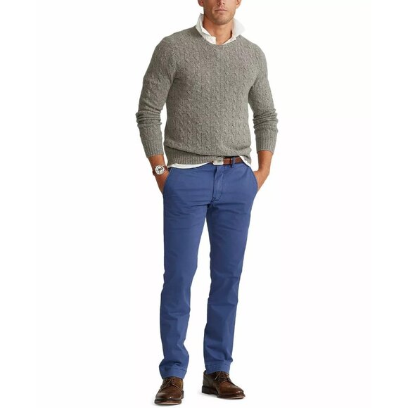 Polo Ralph Lauren Men's 32X30 Blue Classic-Fit Bedford 100% Cotton Chino Pants - Picture 3 of 4